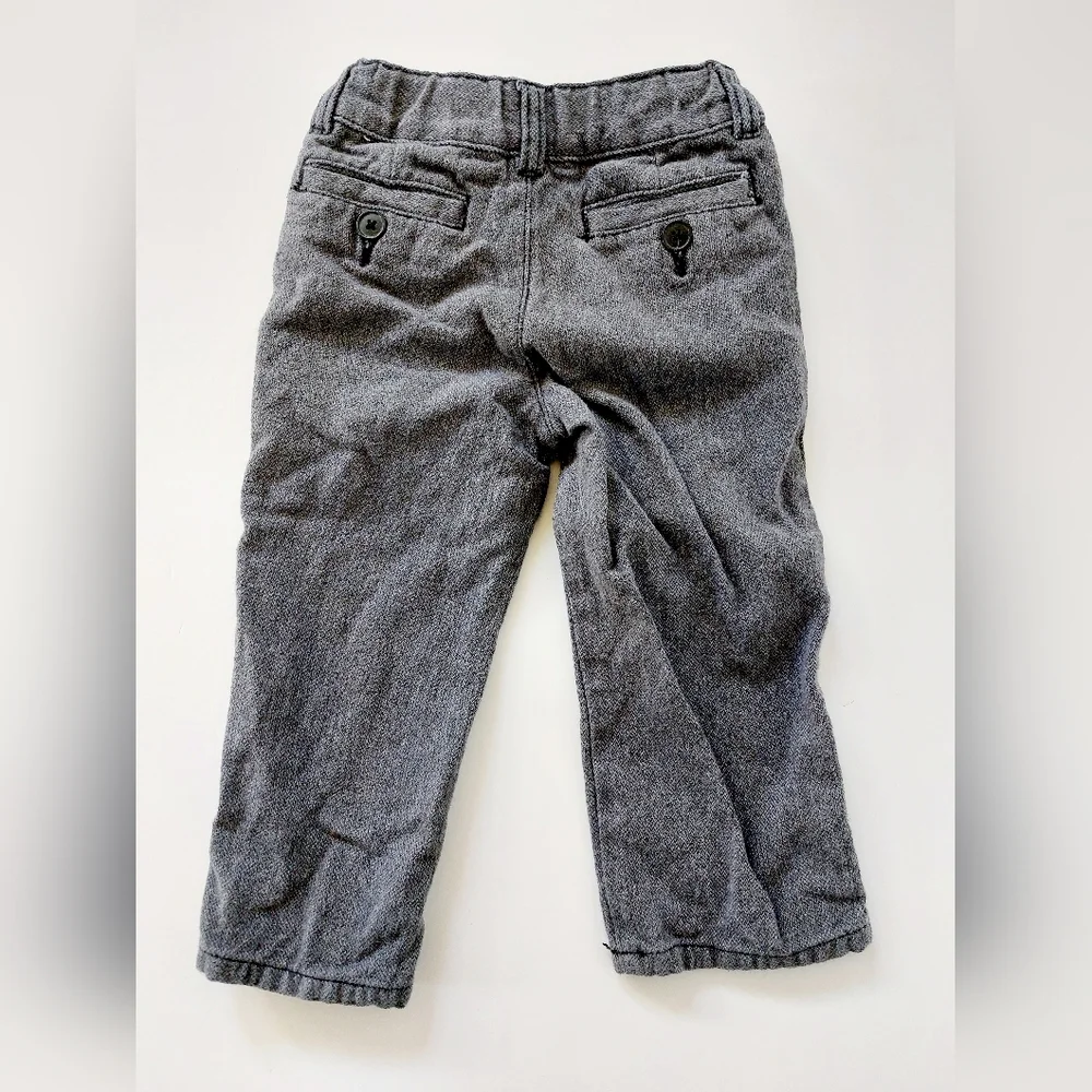 Grey Tweed Pant Gymboree 2T 100%‎ cotton Easter Wedding